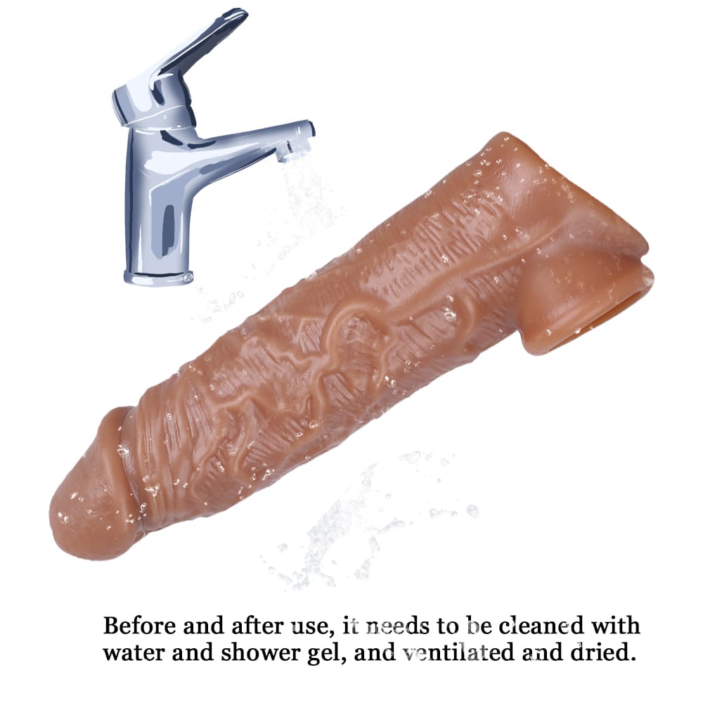 Premium Silicone Wellness Sleeve – 6 Inch Brown