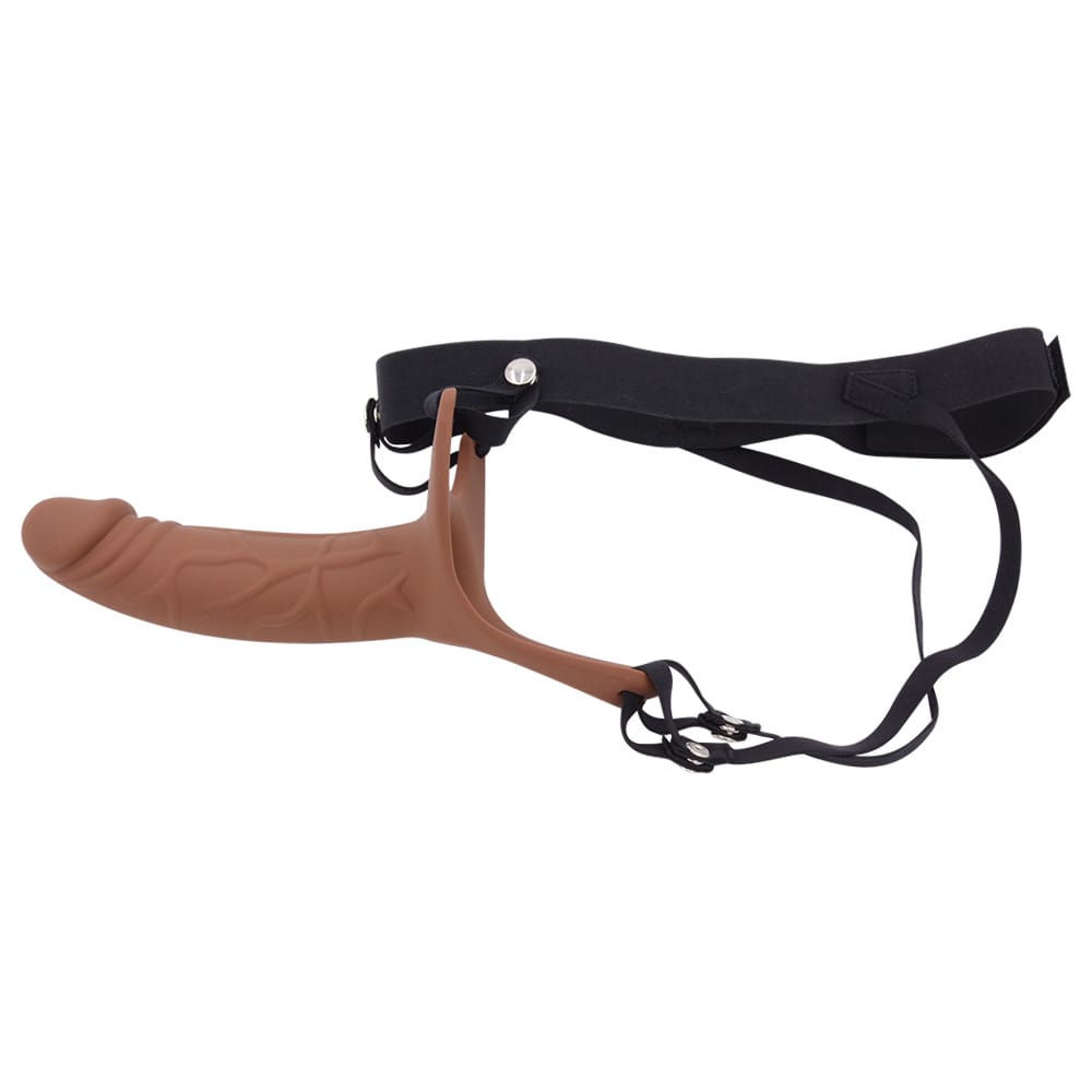 Premium Silicone Wellness Hollow Sleeve –Brown